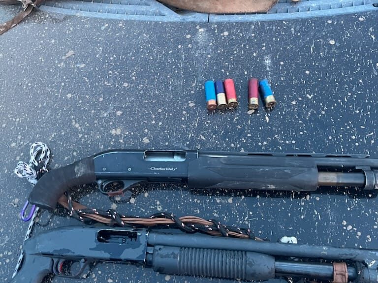 Seized firearms