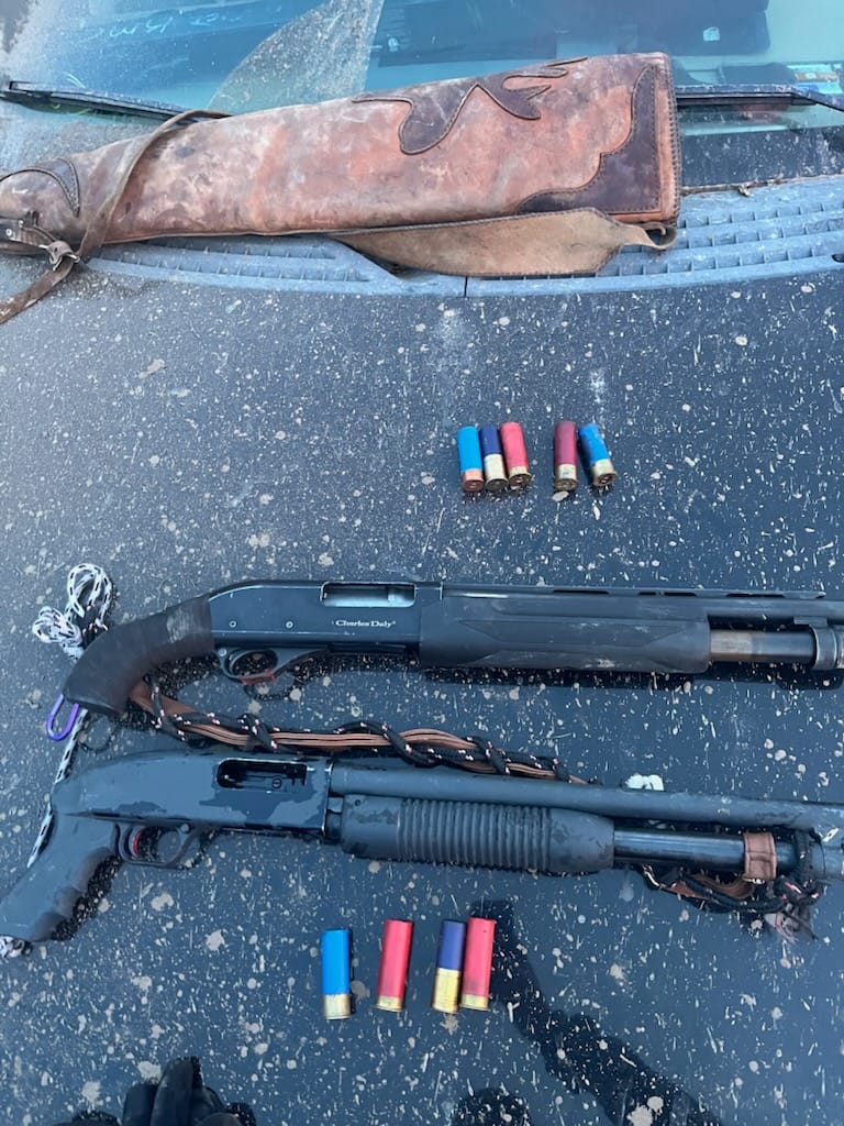 Seized firearms