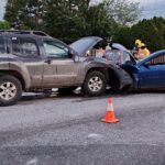 2 vehicle collision