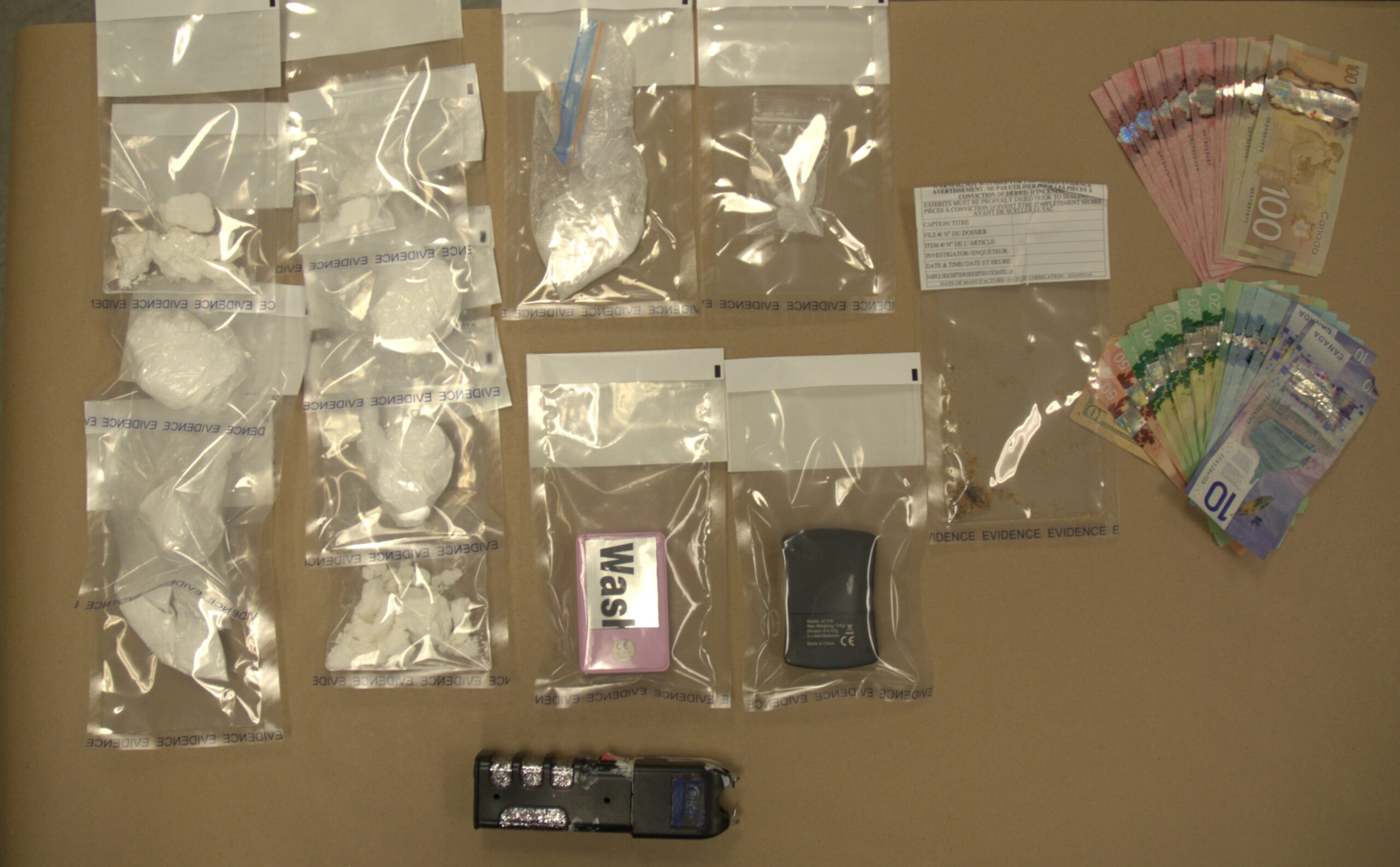Drayton Valley seized items
